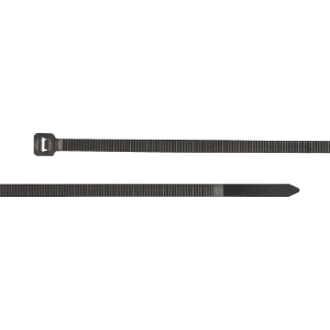 370mm x 4.8mm Quality Black Cable Tie - 100 Pack