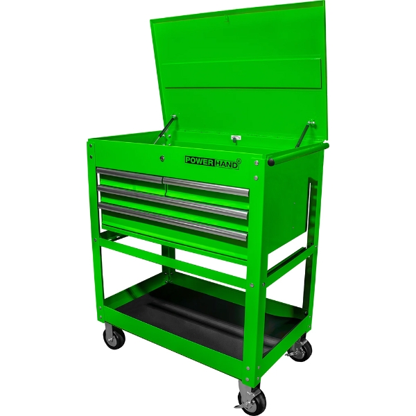 4 Drawer Tool Cart - Green