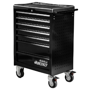 Black Series 27" 7 Drawer Toolbox Roll Cab & Composite Top