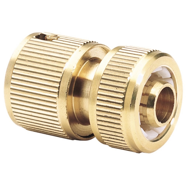 1/2" Brass Garden Hose Connector 