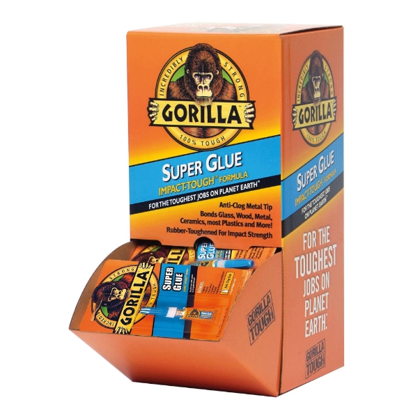 Display Box - Gorilla Super Glue - 30 Pack Gravity Feed - 3g