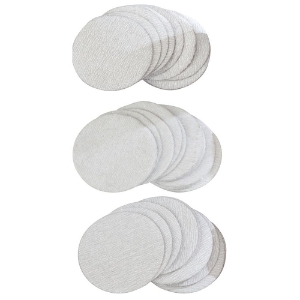 75mm (3") Sandpaper Disc Pack - 320, 400, 600 Grade - Pack 30