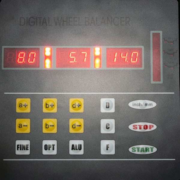 Superspin Semi Automatic Wheel Balancer