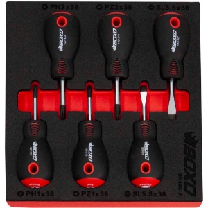 Stubby Screwdriver Set - 6 Piece 