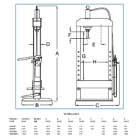 50.0 Ton Hydraulic Floor Press